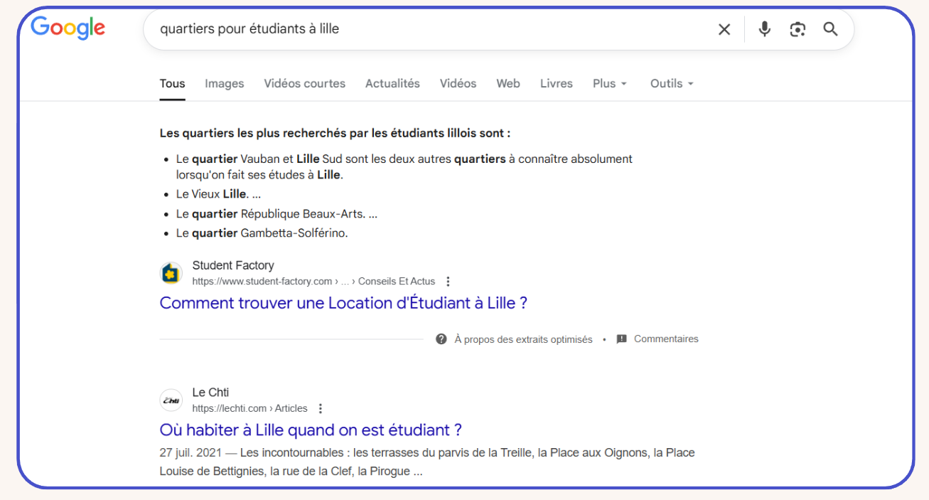 Exemple intention de recherche informationnelle